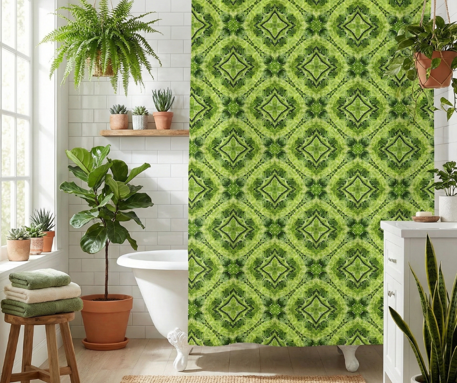 Green Gateway - Shower Curtain