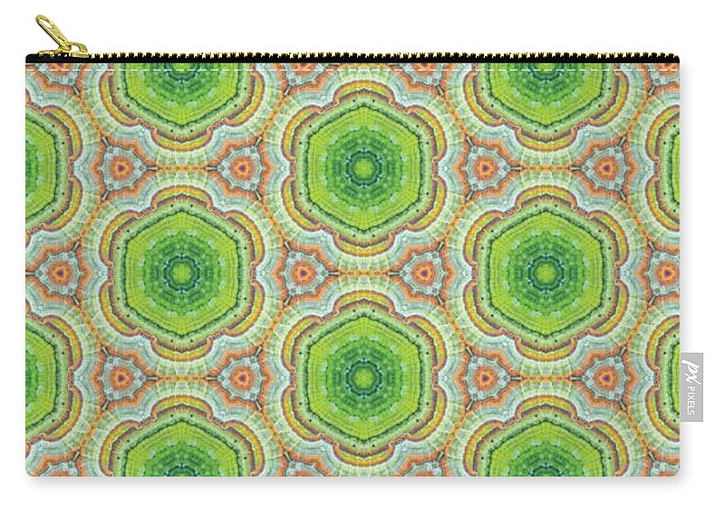 Cyber Lime and Orange - Carry-All Pouch