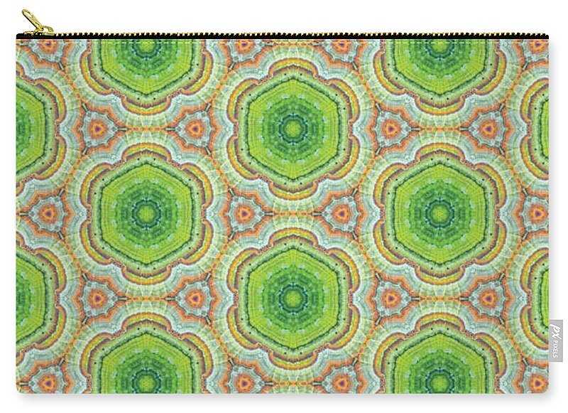 Cyber Lime and Orange - Carry-All Pouch