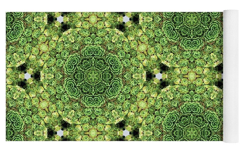 Green Mandala  - Yoga Mat
