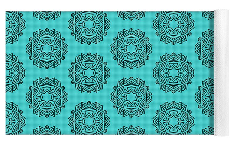 Ocean Geometry 2 - Yoga Mat