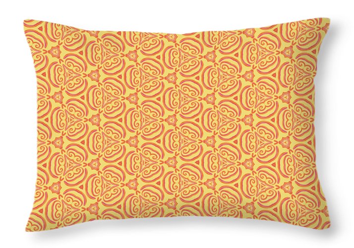 Orange World 1 - Throw Pillow