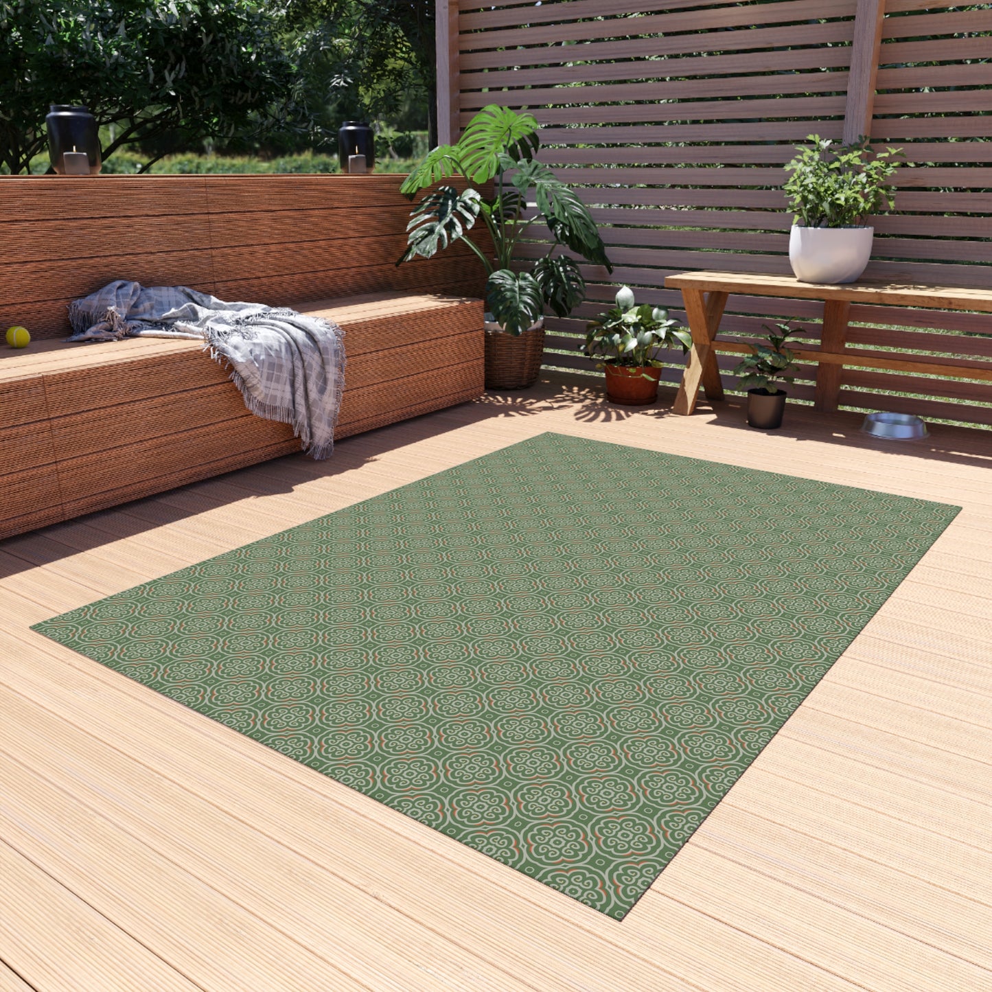 Stylish Outdoor Rug for Patios & Decks - Durable and Weather Resistant