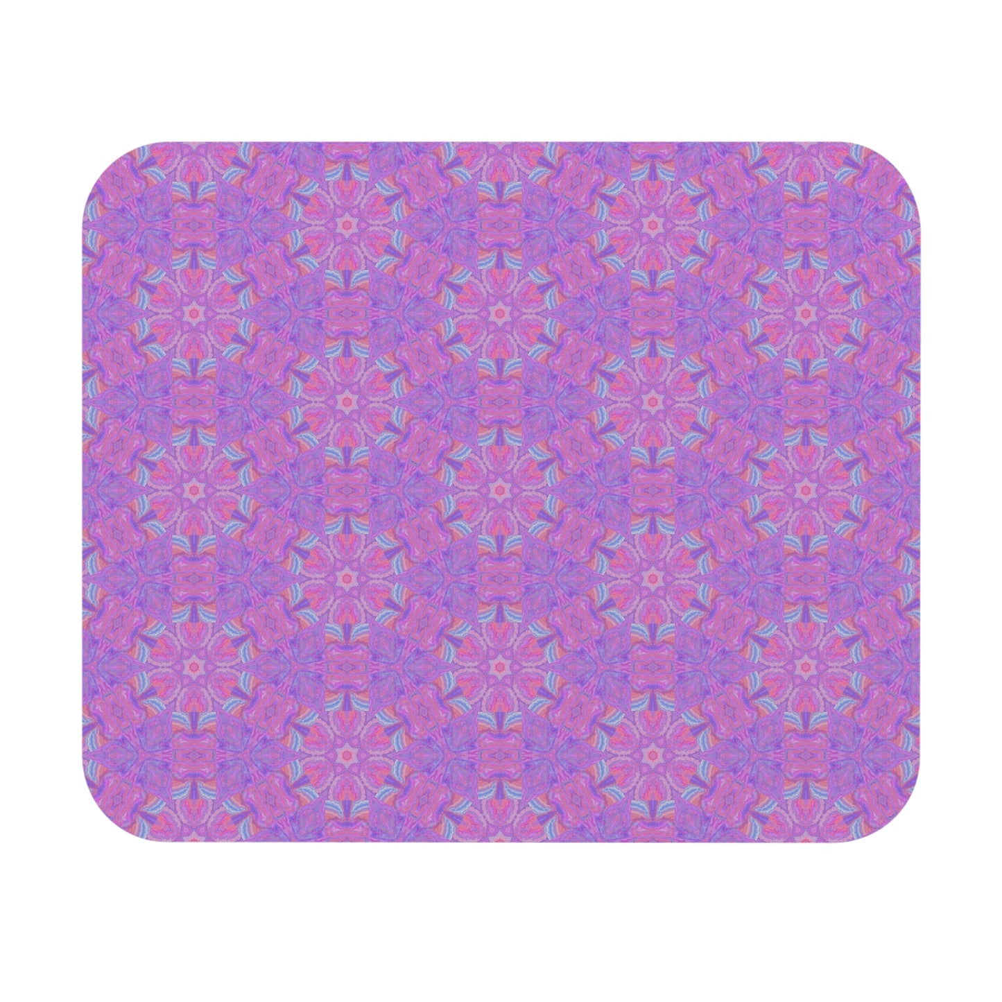 Prana's Pink & Lavender Kaleidoscope Mouse Pad