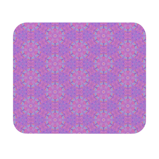 Prana's Pink & Lavender Kaleidoscope Mouse Pad