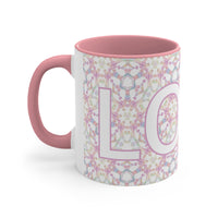 Love Mug Pink Coffee/Tea Mug, 11oz