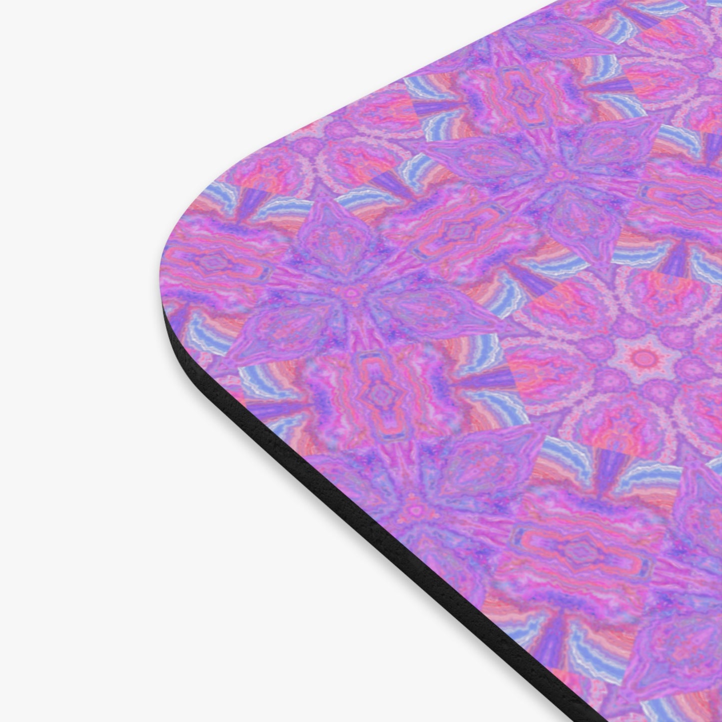 Prana's Pink & Lavender Kaleidoscope Mouse Pad