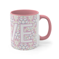 Love Mug Pink Coffee/Tea Mug, 11oz