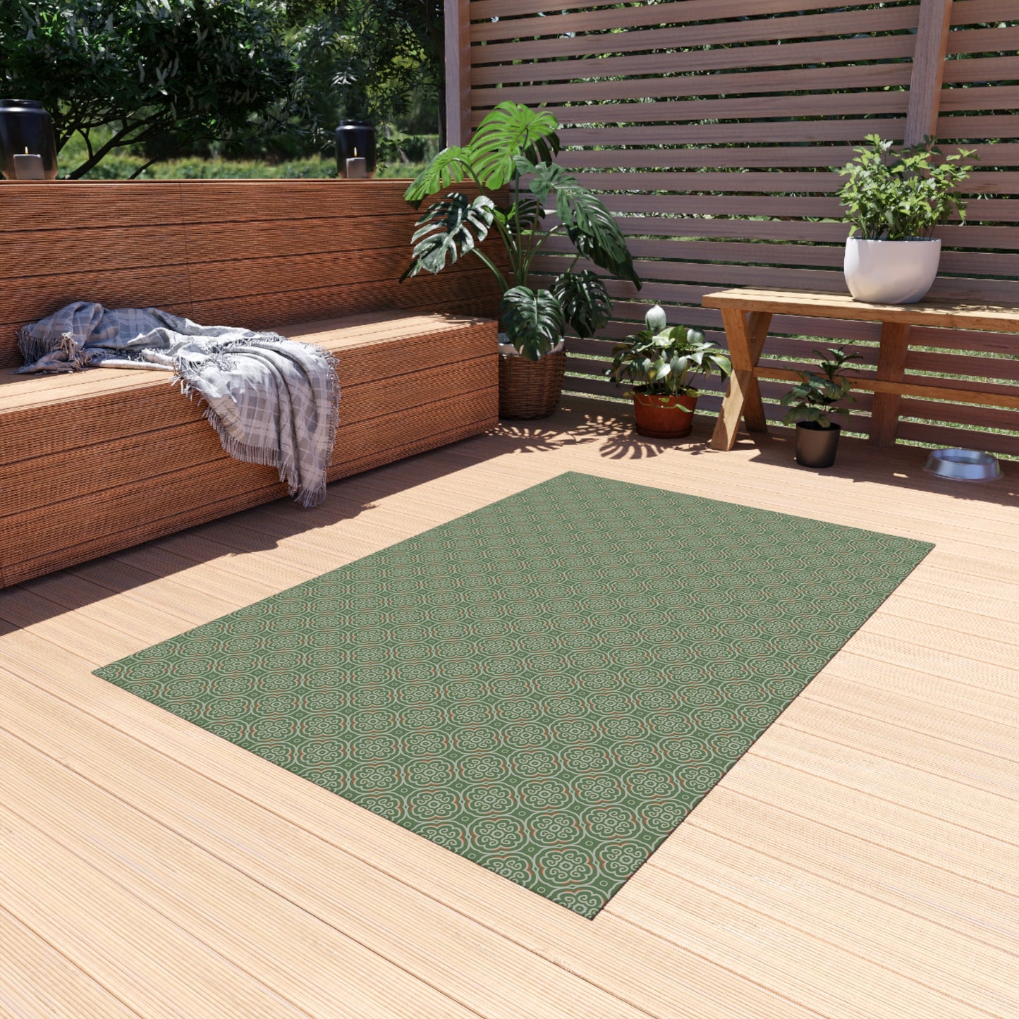 Stylish Outdoor Rug for Patios & Decks - Durable and Weather Resistant