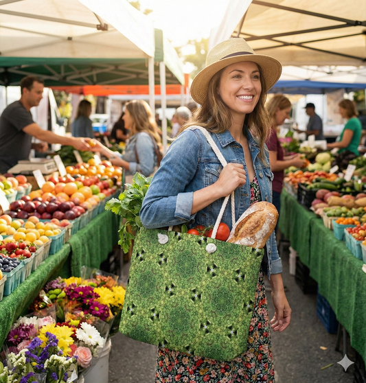 Green Mandala  - Weekender Tote Bag