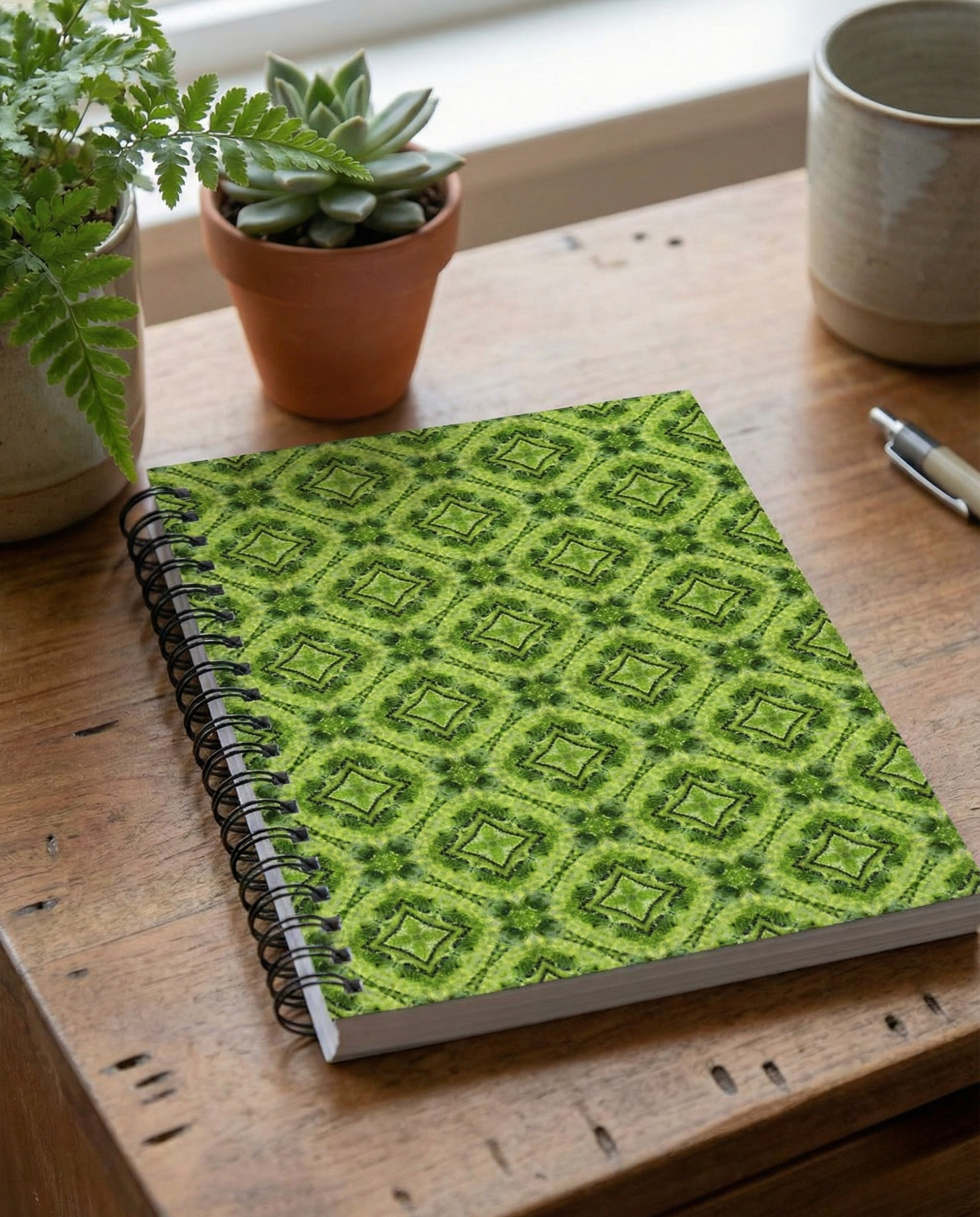Green Gateway - Spiral Notebook