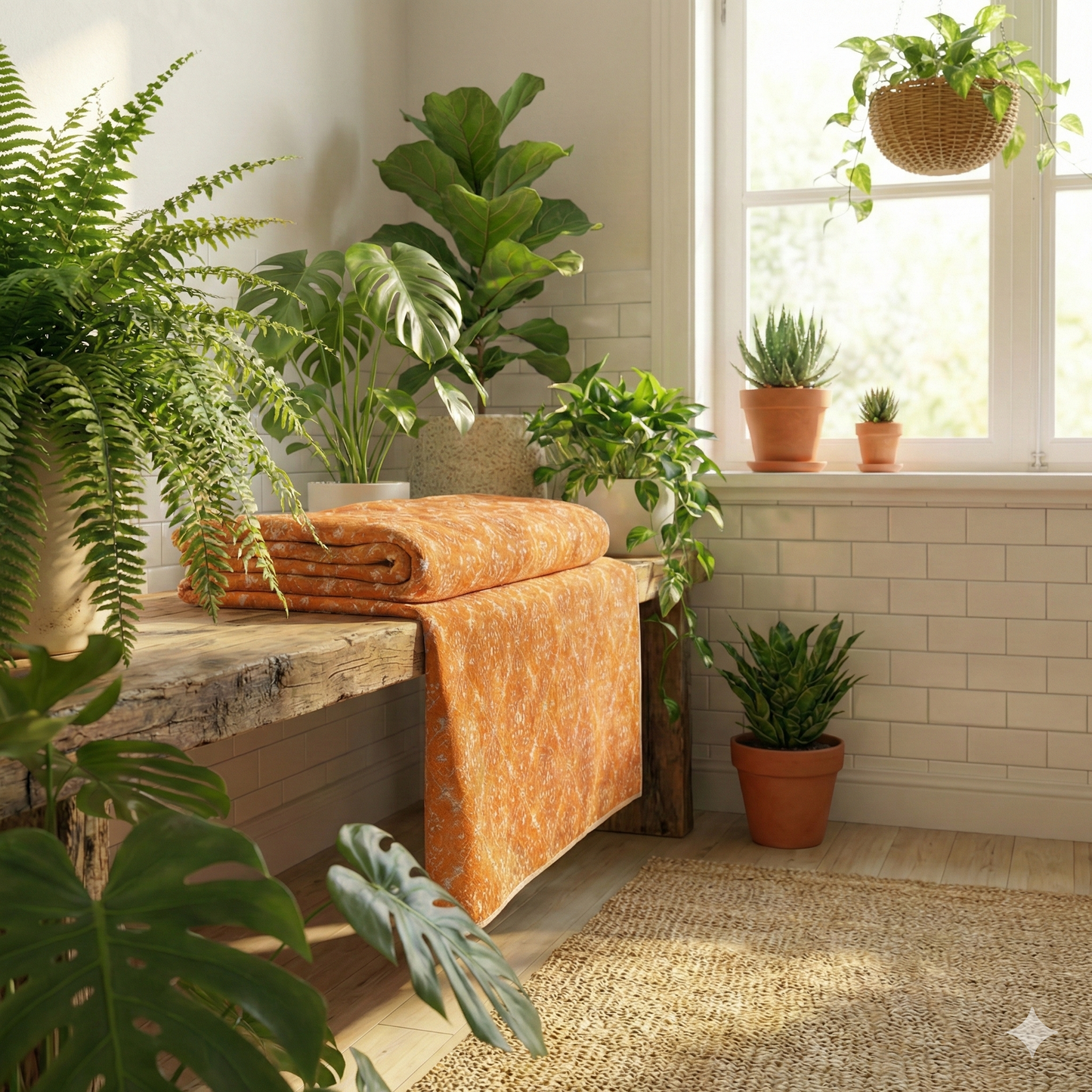 Orange World 2 - Bath Towel