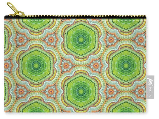 Cyber Lime and Orange - Carry-All Pouch