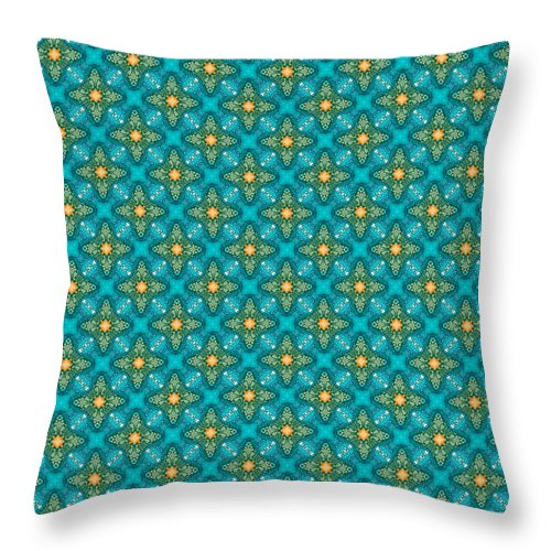 Aqua Sky - Throw Pillow