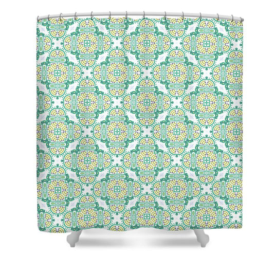 Eastern Green 1 - Shower Curtain