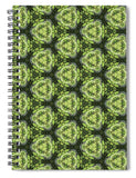 Green and Charcoal  - Spiral Notebook