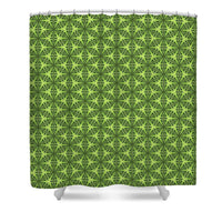 Green Leaves 1 - Shower Curtain