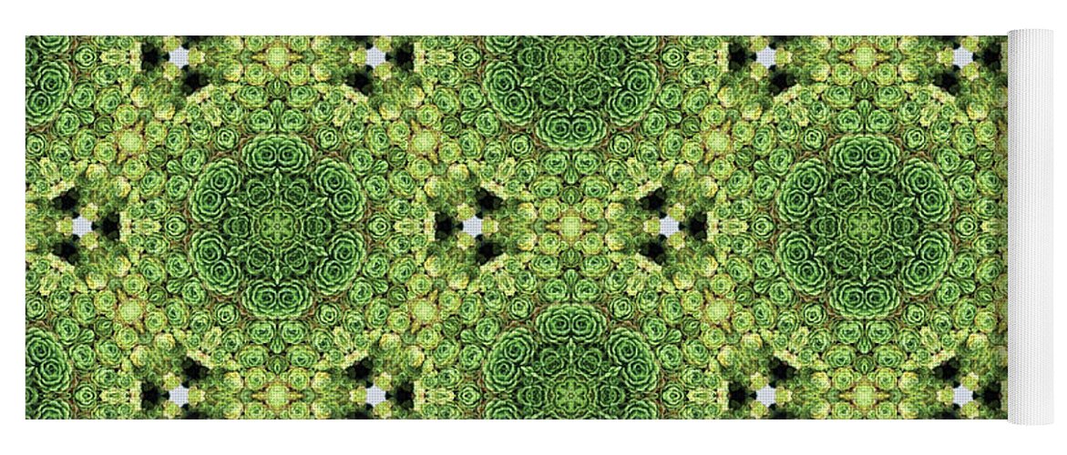 Green Mandala  - Yoga Mat