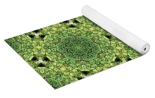 Green Mandala  - Yoga Mat