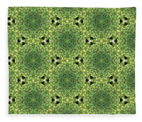 Green Mandala  - Plush or Fleece Blanket