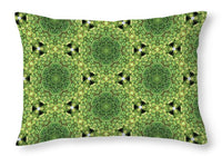 Green Mandala  - Throw Pillow