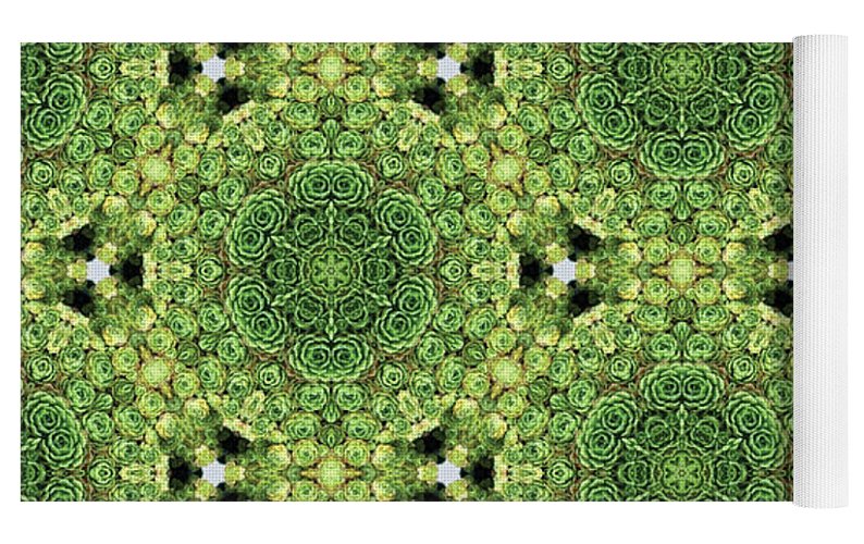 Green Mandala  - Yoga Mat