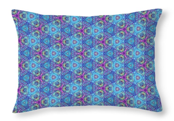 Mystery Aqua One Home - Throw Pillow