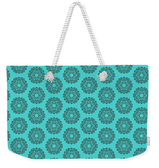 Ocean Geometry 2 - Weekender Tote Bag