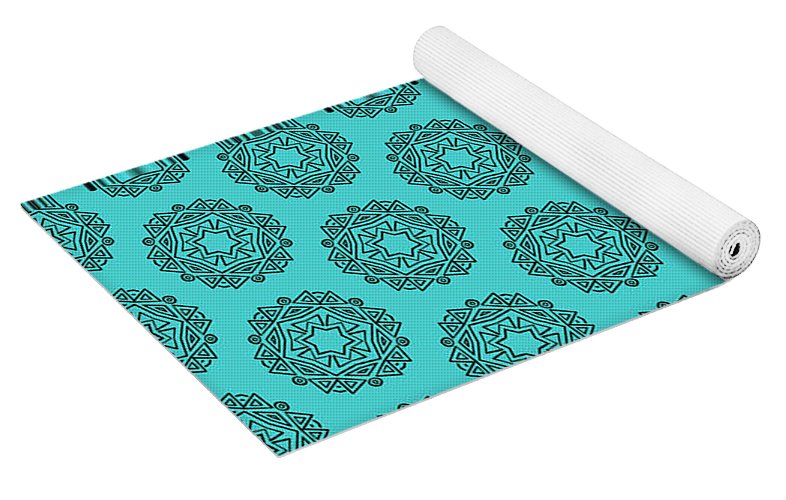 Ocean Geometry 2 - Yoga Mat