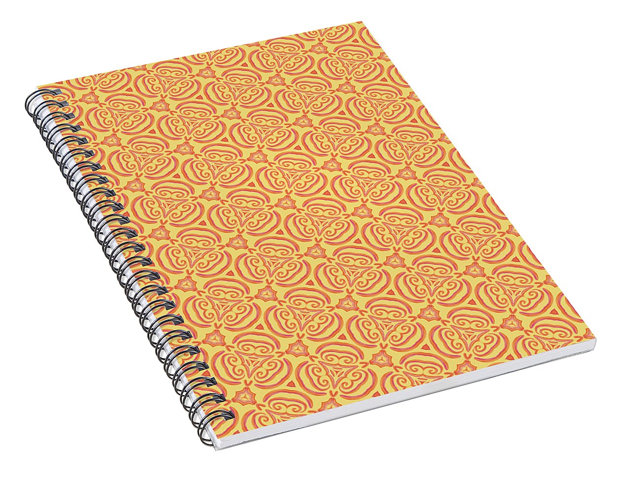 Orange World 1 - Spiral Notebook