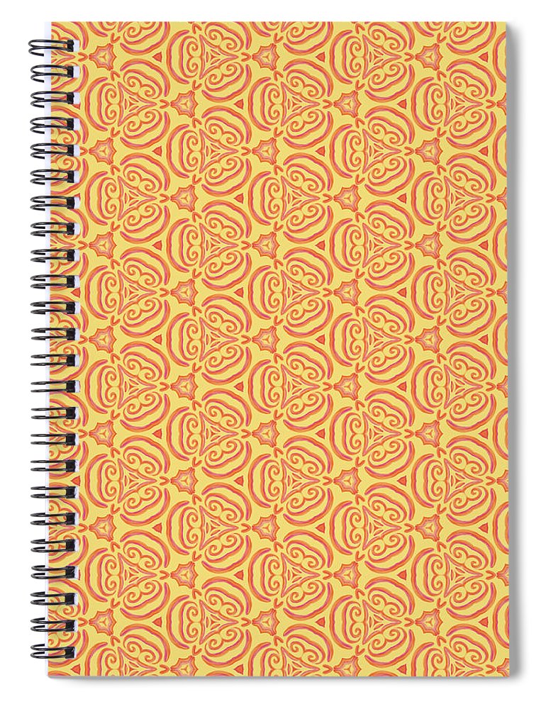 Orange World 1 - Spiral Notebook
